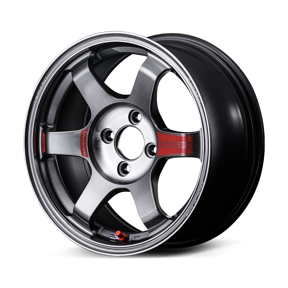 VOLK RAYS 18x9.5 5H - 100 +45 TE37 SAGA SL PRESSED GRAPHITE Genuine - Image 3