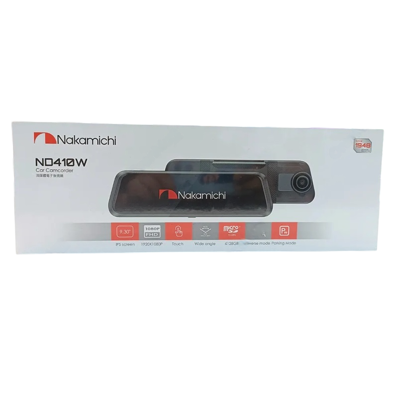 Nakamichi ND-410W DVR Rear View 9.35" 1080P + 1080P Camcorder Genuine - Image 4