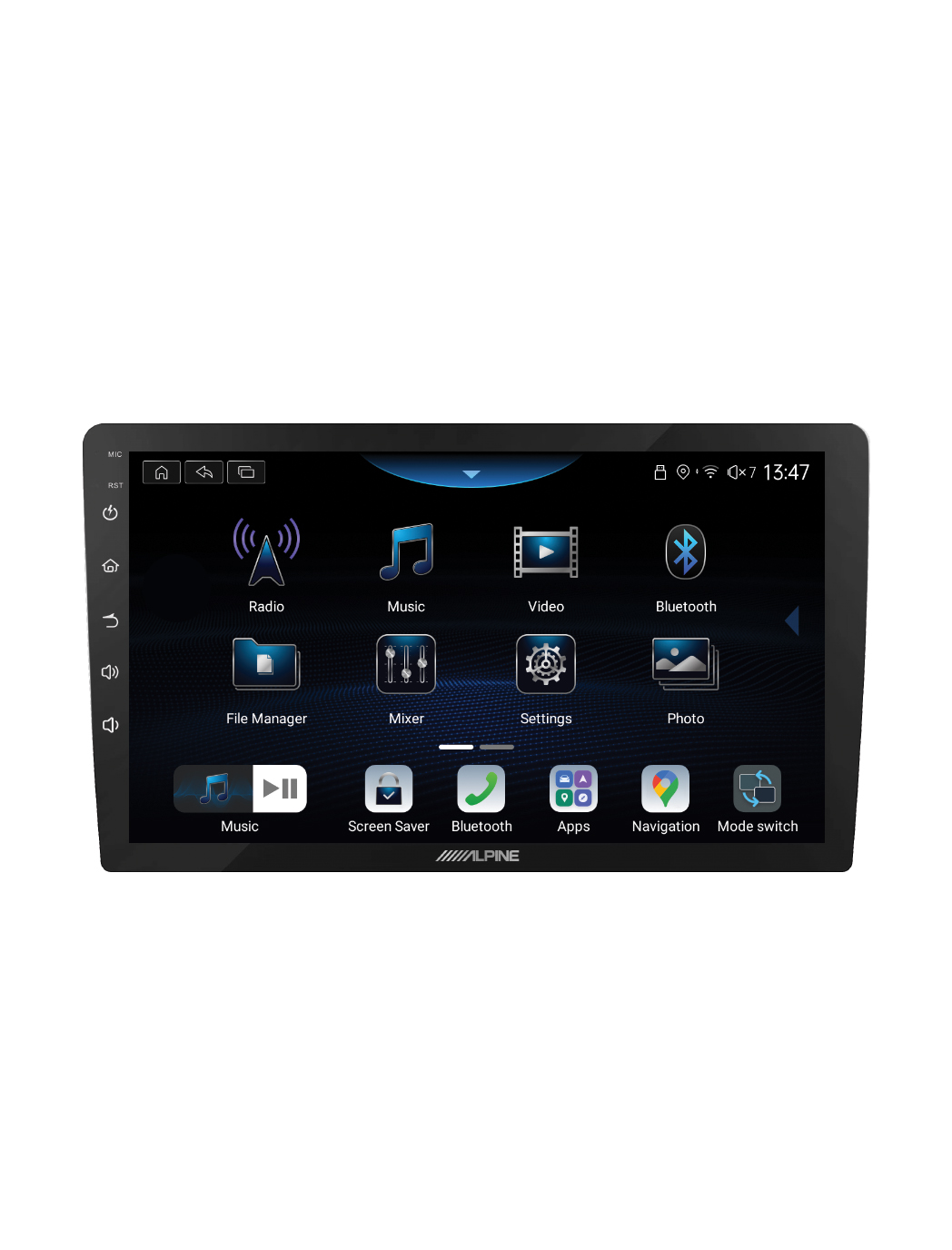 ALPINE INE-AX809 9/10-inch Digital Multimedia Receiver and Hi-Res Audio Playback Genuine - Image 2