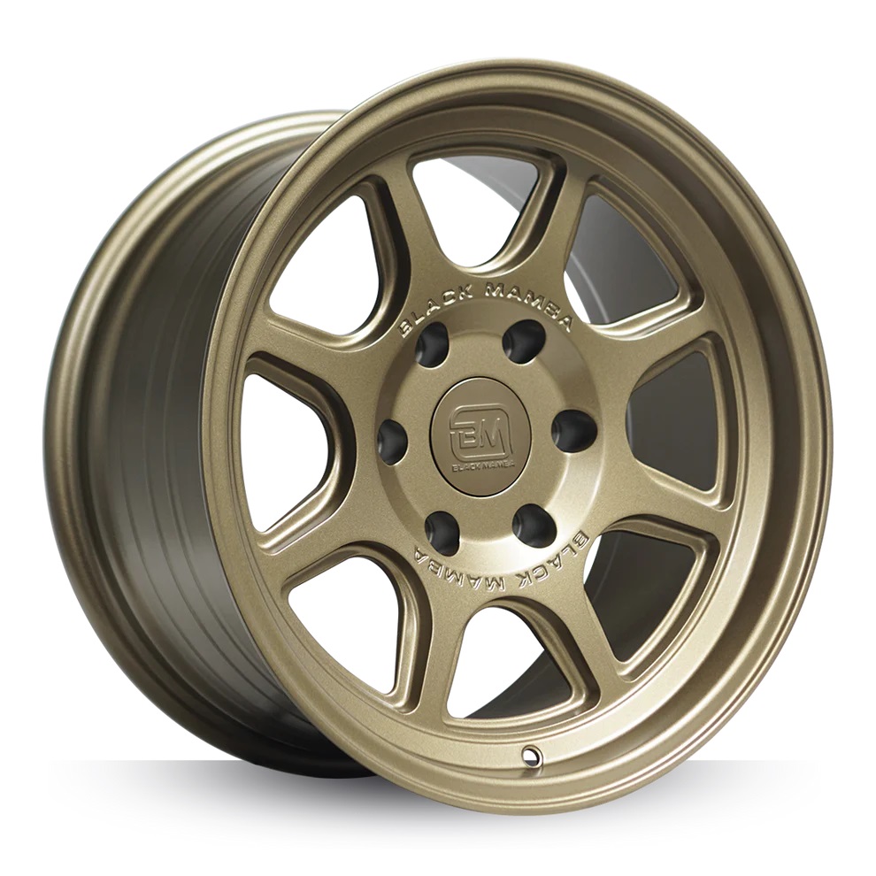 BLACK MAMBA YAGAMATA 17x8.5" 139.7 -6 SATIN BRONZE Genuine - Image 2