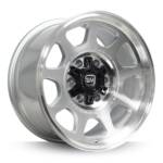 BLACK MAMBA TOKUSHIMA 17x8.5" 139.7 -10 SATIN SILVER Genuine - Image 2