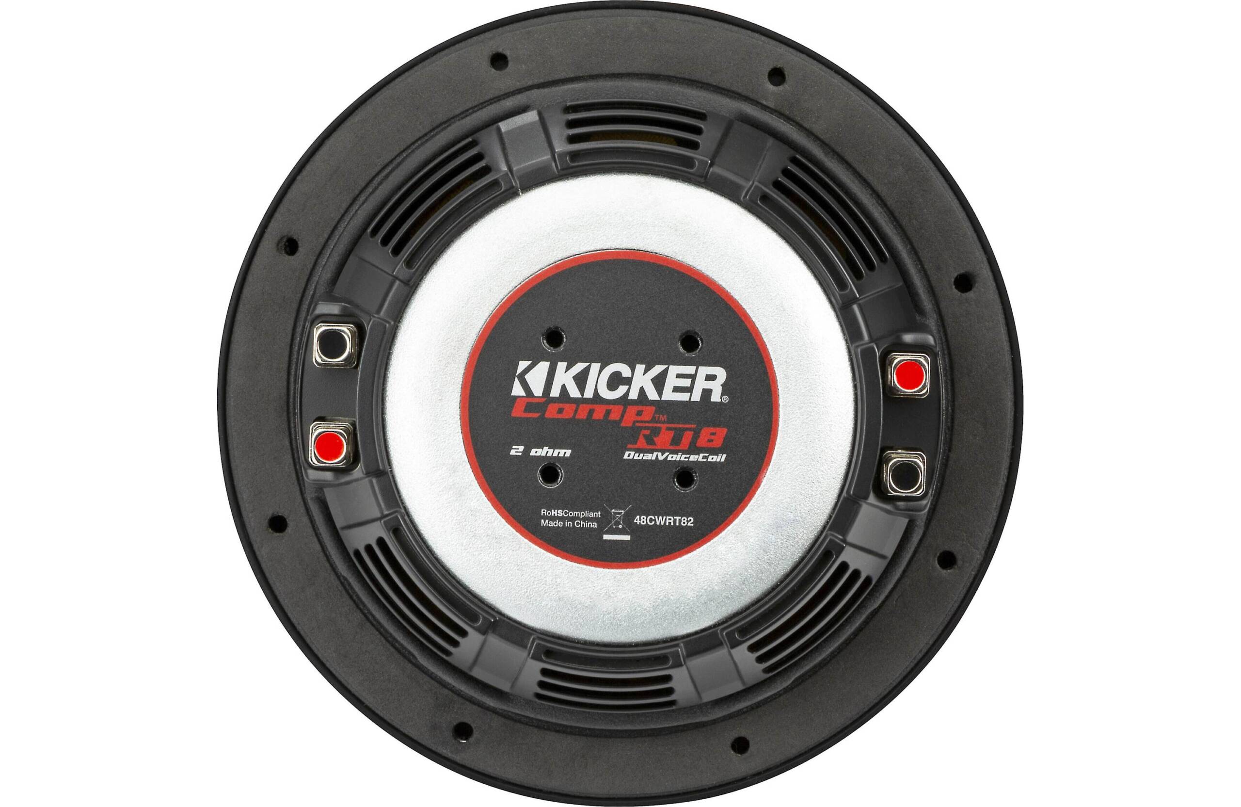 KICKER 48CWRT82 CompRT Series Shallow-mount 8" Subwoofer Genuine - Image 3