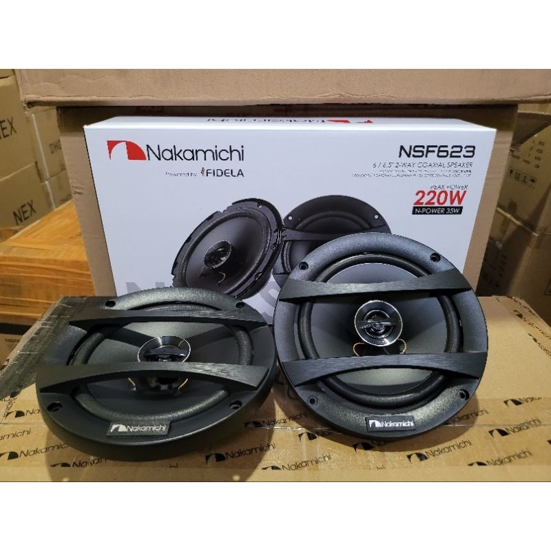 NAKAMICHI NSF623 6'' (15.2cm)/6.5'' (16.5cm) 2-way Coaxial Speakers Genuine - Image 6