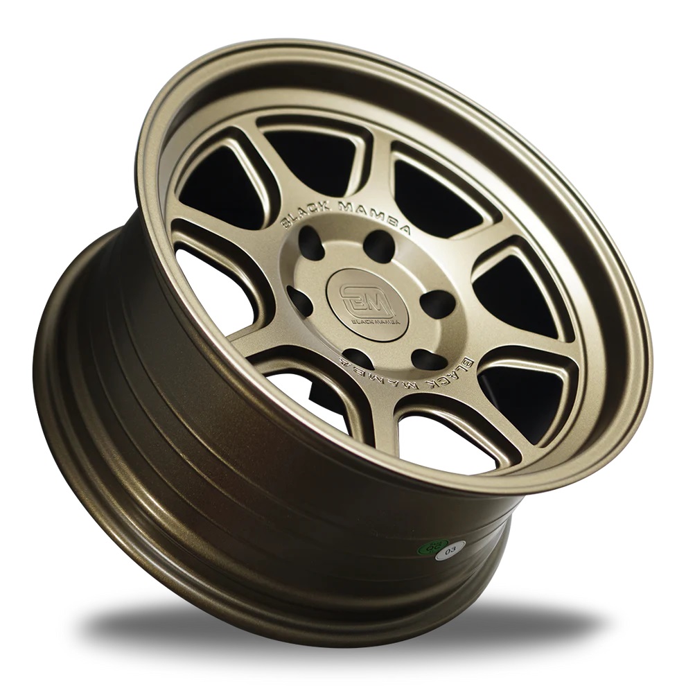 BLACK MAMBA YAGAMATA 17x8.5" 139.7 -6 SATIN BRONZE Genuine - Image 3