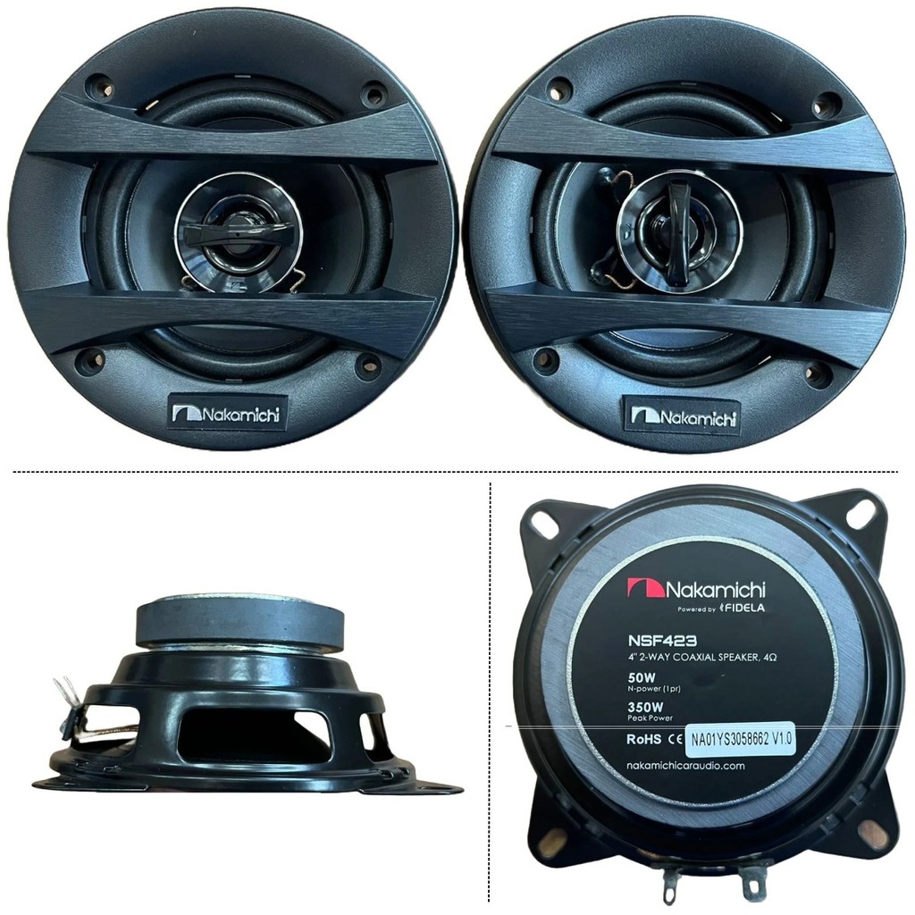 NAKAMICHI NSF423 4” (102mm) 2-way Coaxial Speakers Genuine - Image 6