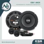 ESB 1000 Series 1.6K2X 2-Way Speaker System with 12dB Tweeter Crossover Genuine