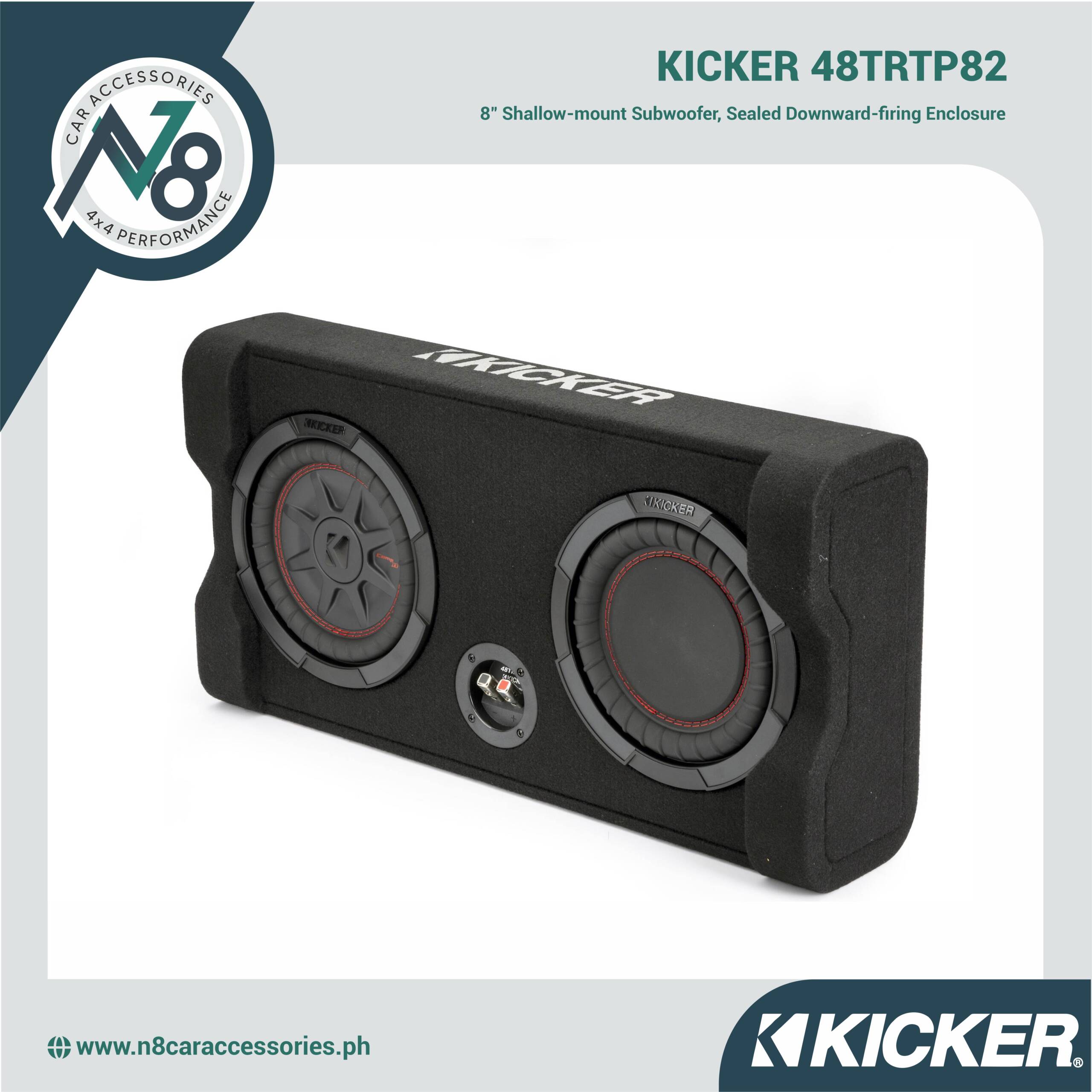 KICKER 48TRTP82 Sealed Downward-firing Enclosure Genuine