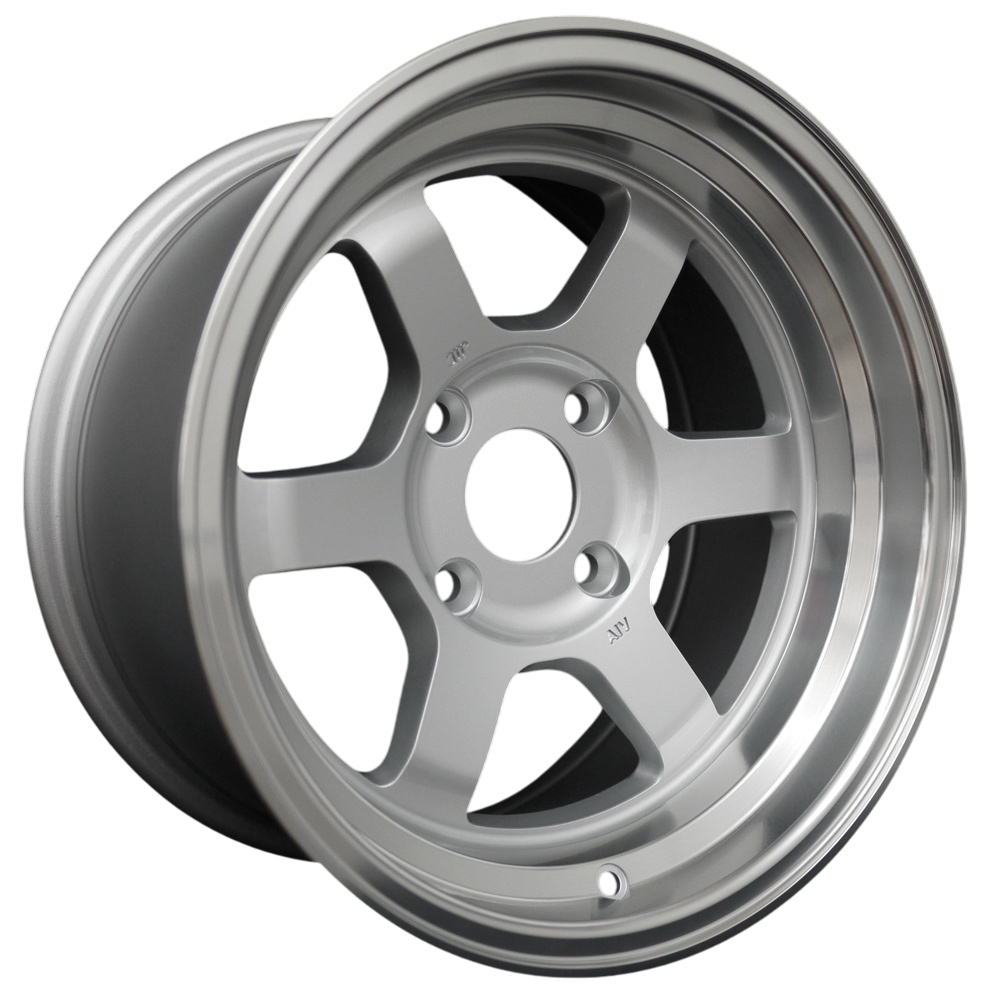 ROTA GRID Classic 15x7 4x100 ROYAL LIP PLAIN SILVER Wheels Genuine - Image 3