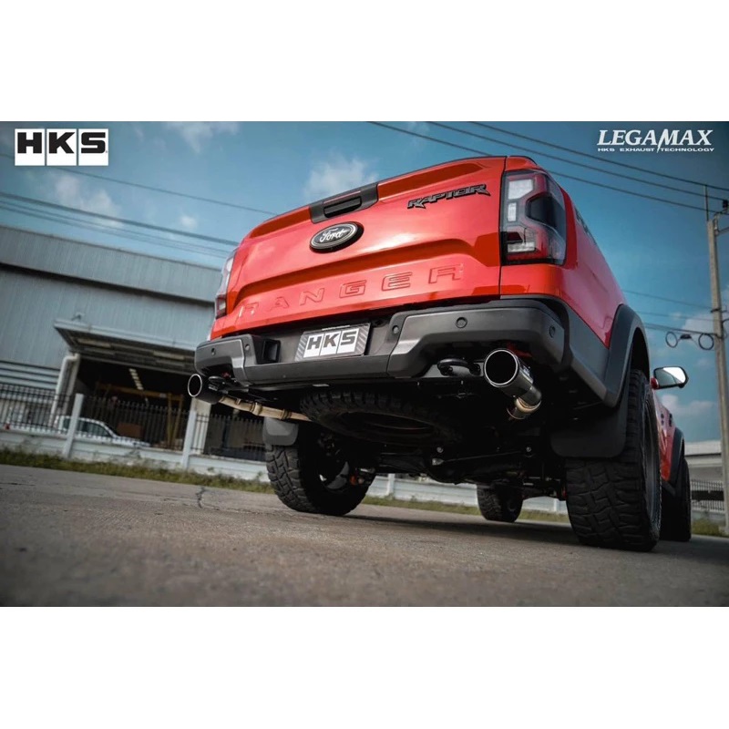 HKS Cat-Back Carbon Tail Dual Exit for NEXT GEN RAPTOR - PN#31021-ZA015 Genuine - Image 5