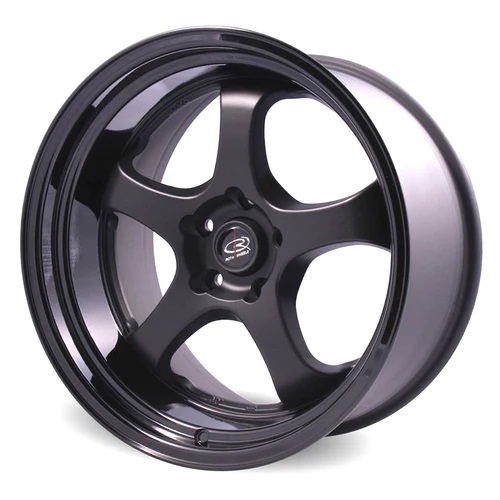 ROTA D2 EX 18" 5x114 MATTE BLACK GLOSS LIP Wheels Genuine - Image 3