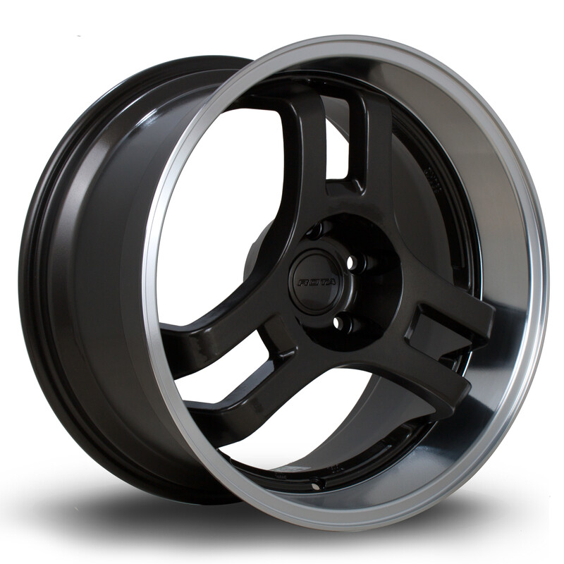 ROTA HM3 15" 4x100 BLACK Wheels Genuine - Image 2