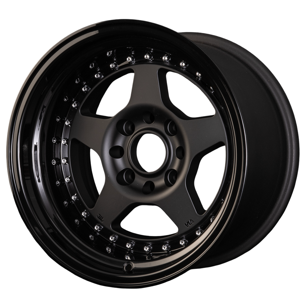ROTA KYUSHA 15x7" 4x100 FLAT BLACK Wheels Genuine - Image 2