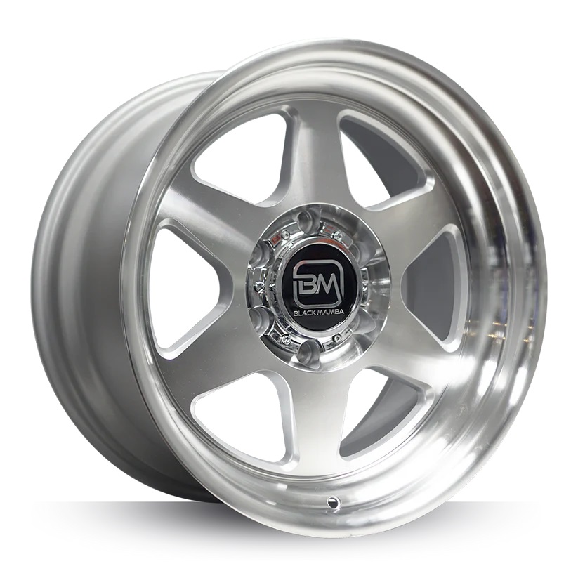 BLACK MAMBA GR6 18x9" 139.7 +00 MACHINE POLISH Genuine - Image 2
