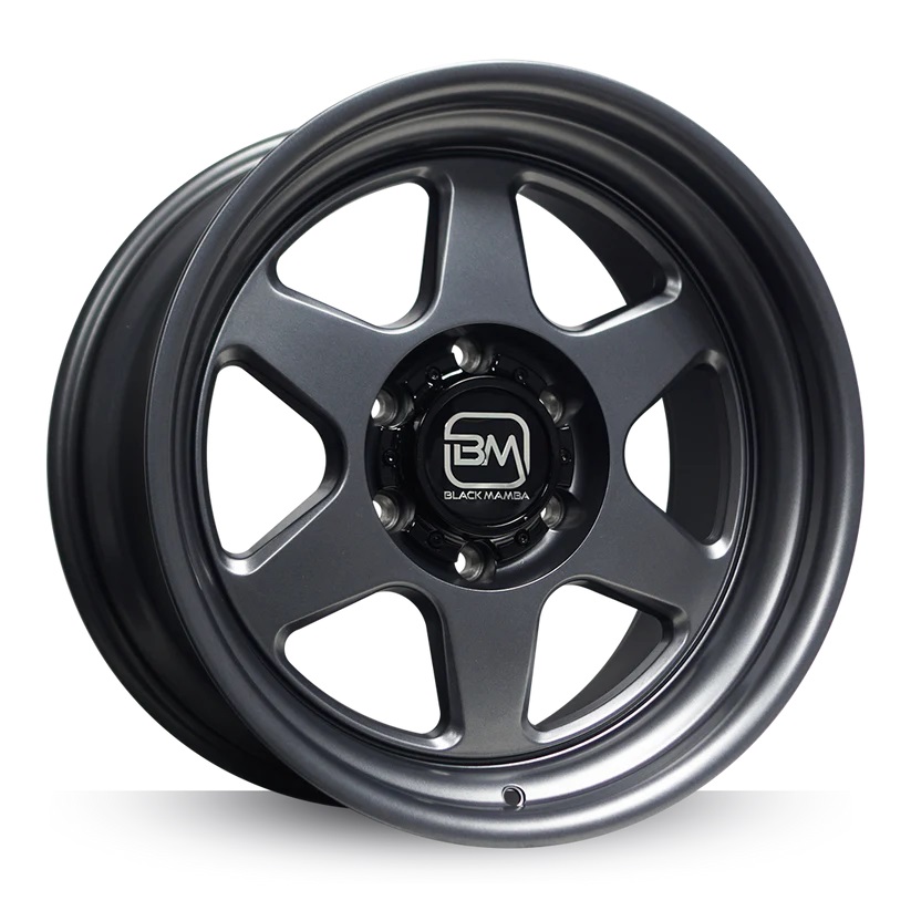 BLACK MAMBA GR6 18x9" 139.7 +00 MIST GRAY Genuine - Image 2