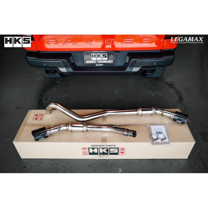 HKS Cat-Back Carbon Tail Dual Exit for NEXT GEN RAPTOR - PN#31021-ZA015 Genuine - Image 2