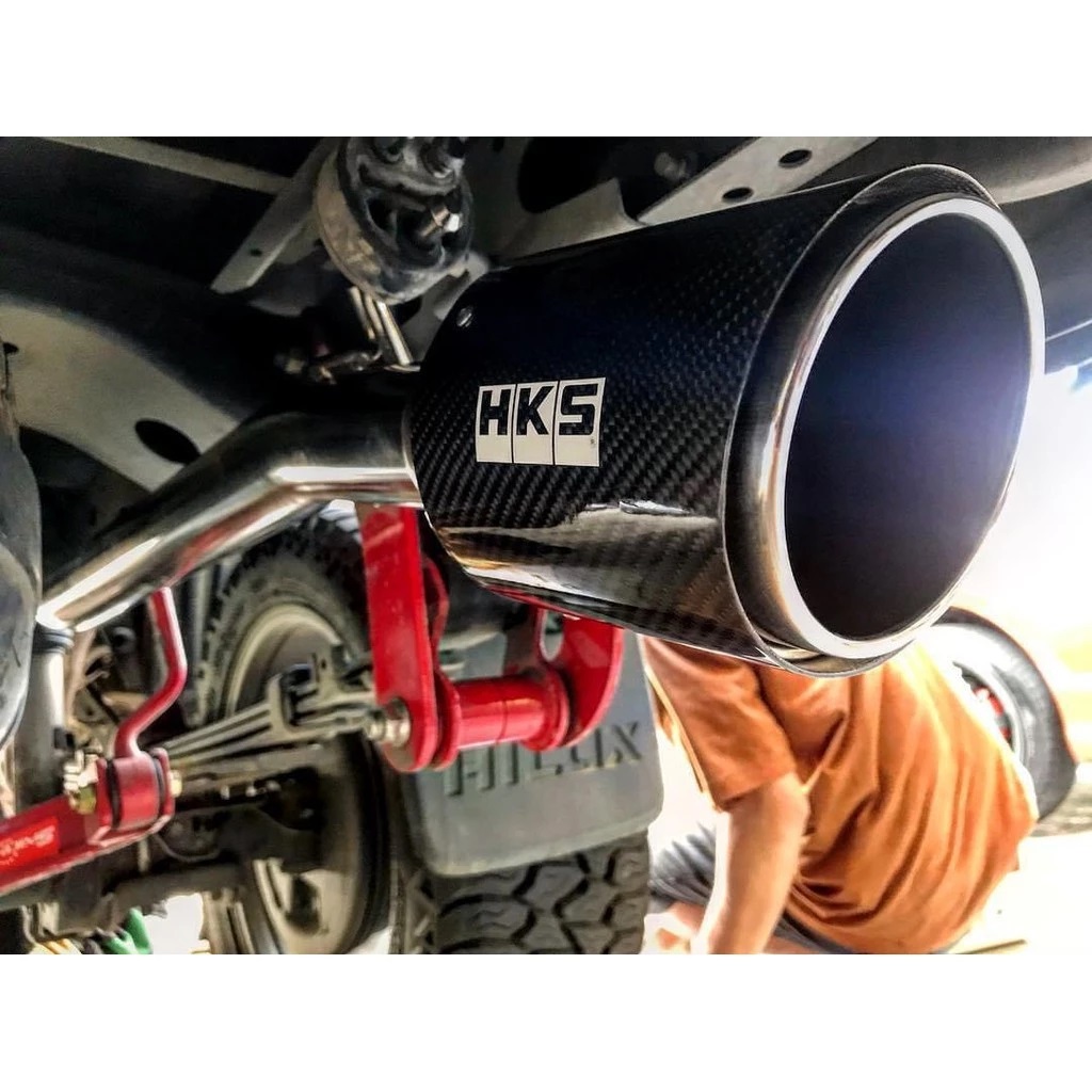 HKS Legamax Single Carbon Muffler for TOYOTA HILUX GUN135 - PN#31021-ZT006 Genuine - Image 3