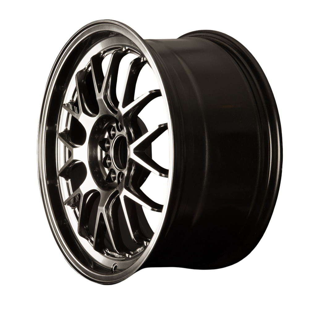 ROTA MXR F/R 18x8.5" 5x114 HYPER BLACK POLISHED LIP Wheels Genuine - Image 4