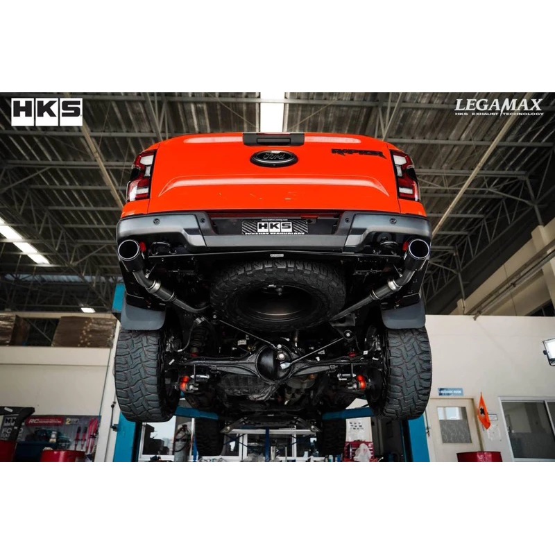 HKS Cat-Back Carbon Tail Dual Exit for NEXT GEN RAPTOR - PN#31021-ZA015 Genuine - Image 3