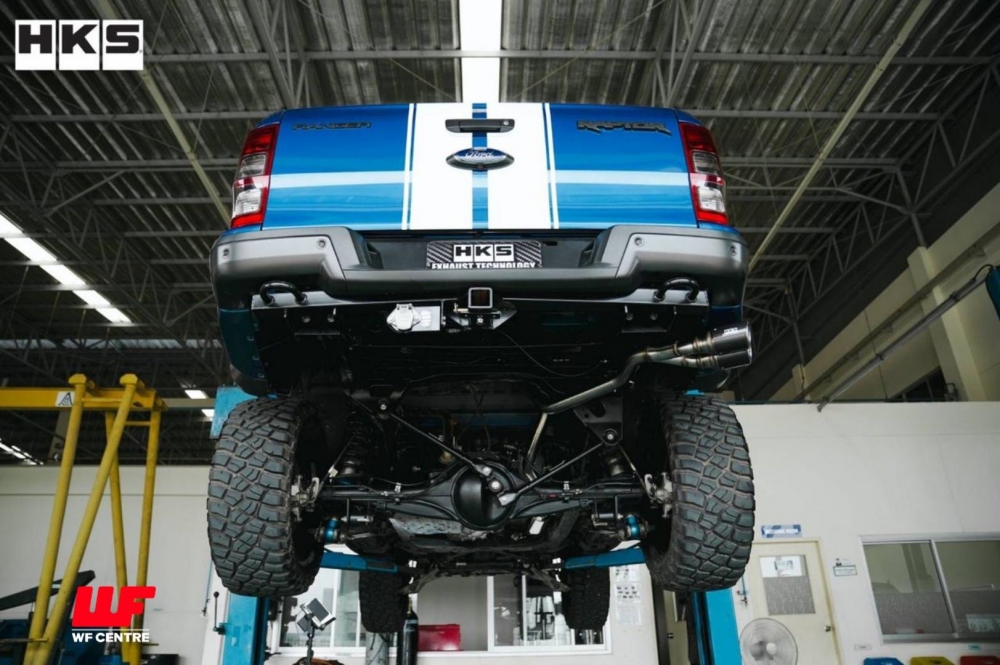 HKS Cat-Back Side Muffler Twin Carbon for NEXT GEN RANGER - PN#31021-ZA012 Genuine - Image 3