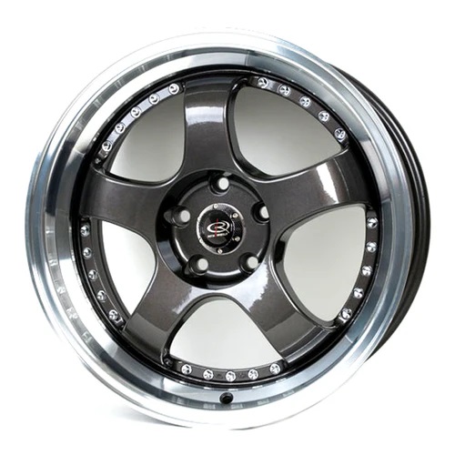 ROTA D2 16x7 4x100 ROYAL LIP GUNMETAL Wheels Genuine - Image 3