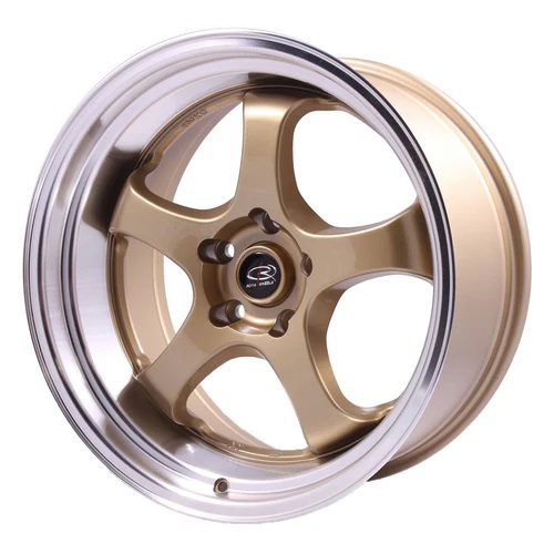 ROTA D2 EX 18" 5x114 GOLD POLISHED LIP Wheels Genuine - Image 3
