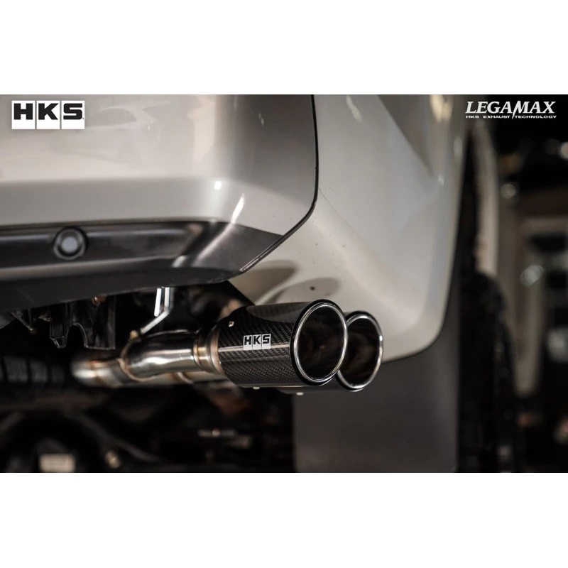 HKS Cat-Back Side Muffler Twin Carbon for ALL NEW TRITON - PN#31021-ZM009 Genuine - Image 5