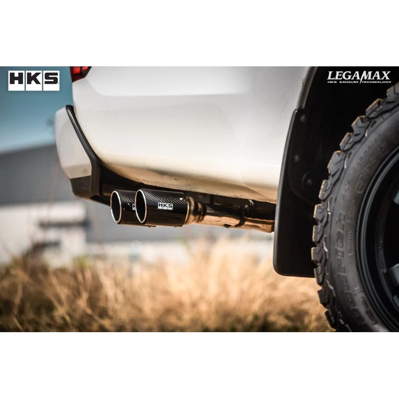 HKS Cat-Back Side Muffler Twin Carbon for ALL NEW TRITON - PN#31021-ZM009 Genuine - Image 6
