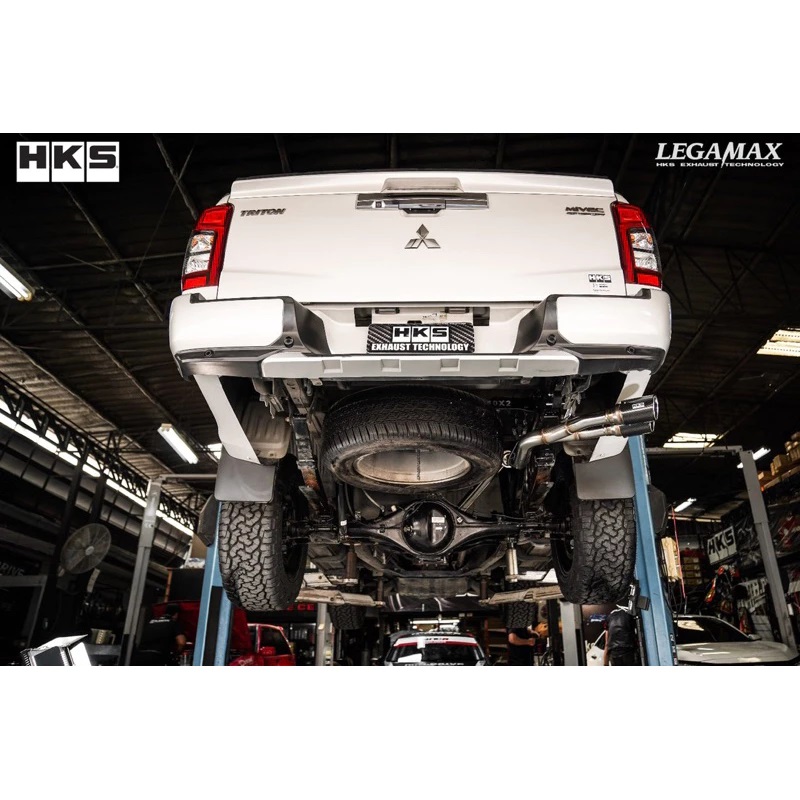 HKS Cat-Back Side Muffler Twin Carbon for ALL NEW TRITON - PN#31021-ZM009 Genuine - Image 7