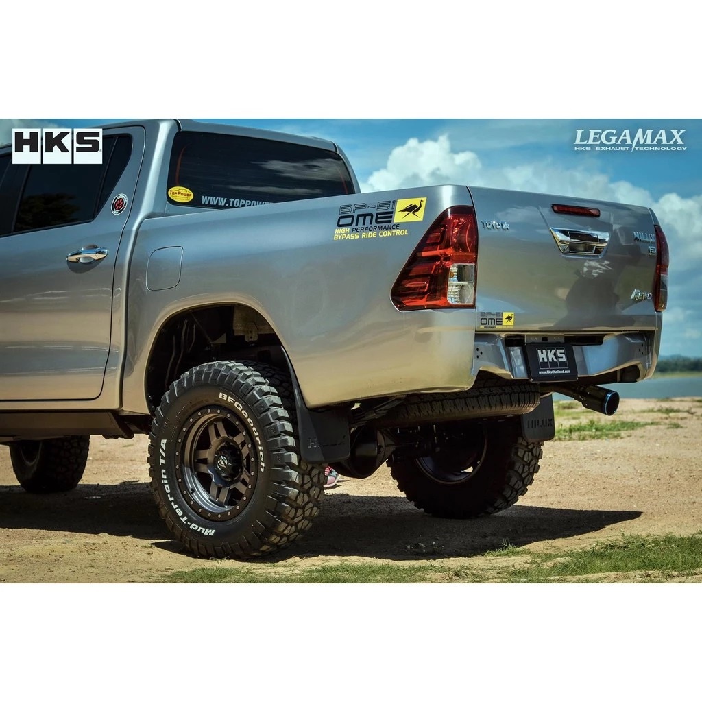 HKS Legamax Single Carbon Muffler for TOYOTA HILUX GUN135 - PN#31021-ZT006 Genuine - Image 7