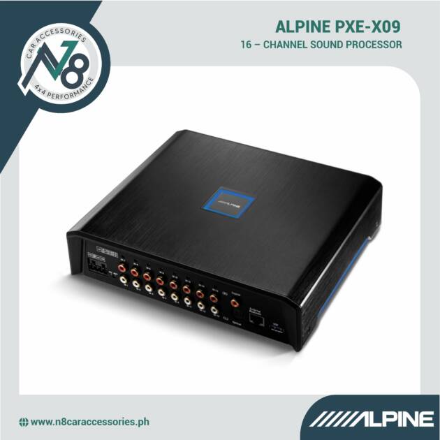 ALPINE PXE-X09 16-Channel Sound Processor Genuine