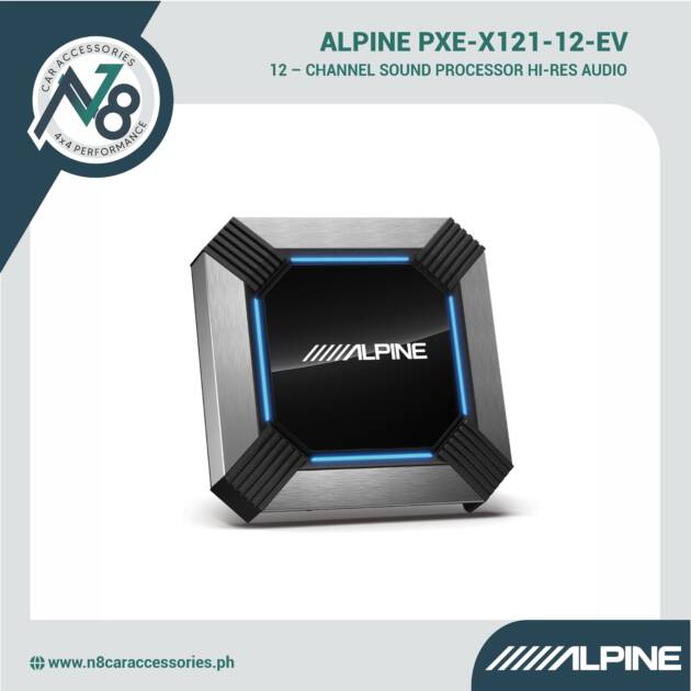 ALPINE PXE-X121-12-EV 12-Channel Sound Processor Hi-Res Audio Genuine