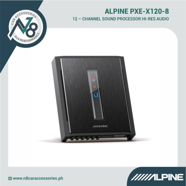 ALPINE PXE-X120-8 12-Channel Sound Processor Hi-Res Audio Genuine