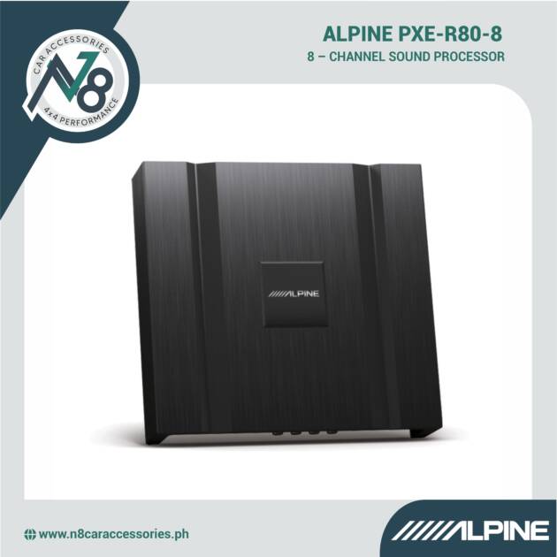 ALPINE PXE-R80-8 8-Channel Sound Processor Genuine