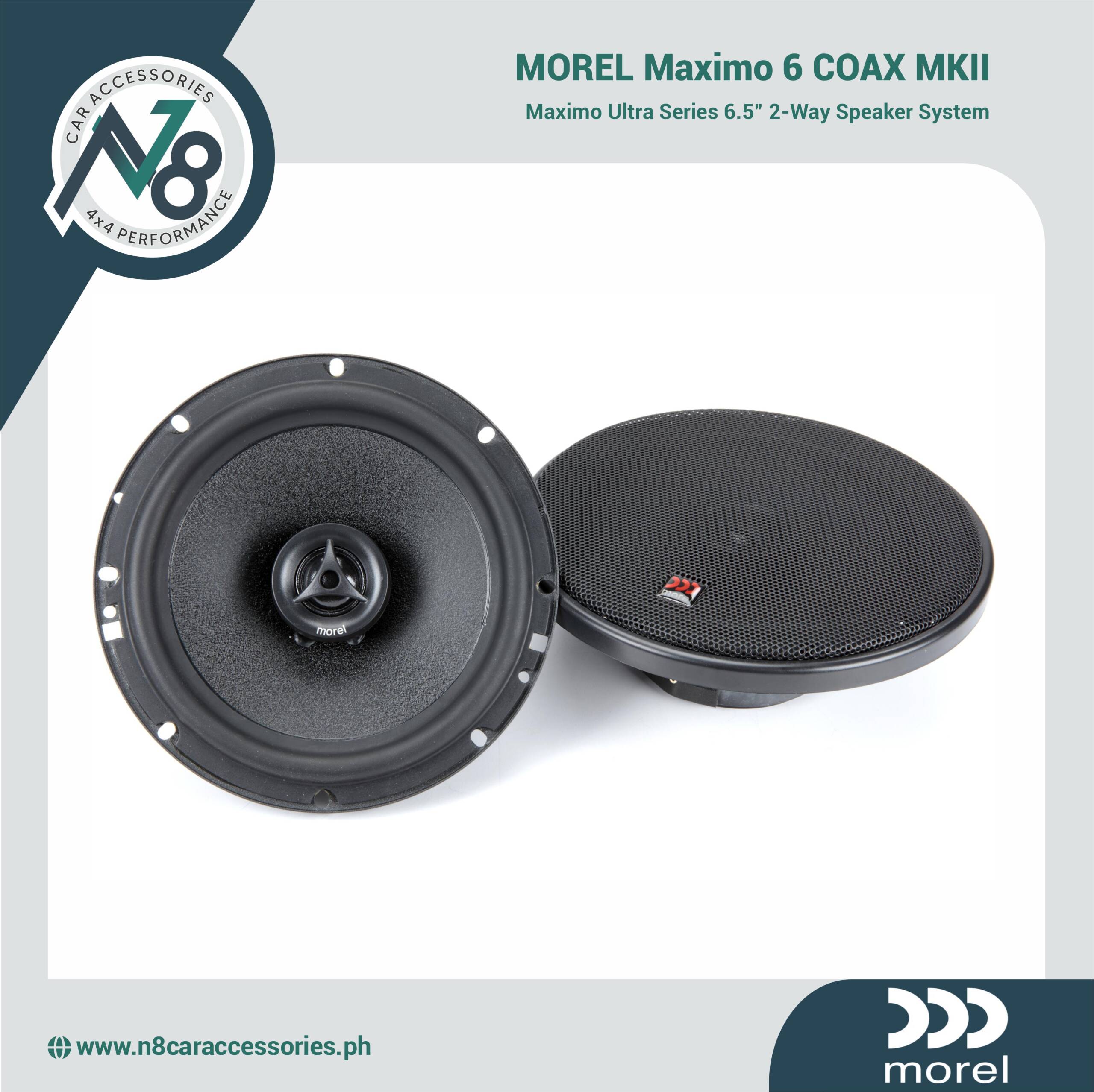 Morel Maximo 6 2-way Coaxial Speaker 6.5" Genuine
