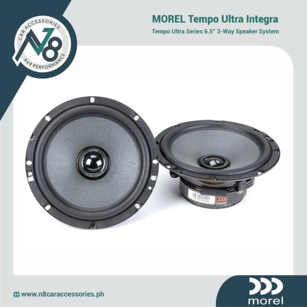 Morel Tempo Ultra Integra 602 Tempo Ultra Integra MKII Series 6.5" 2-Way Car Speakers Genuine