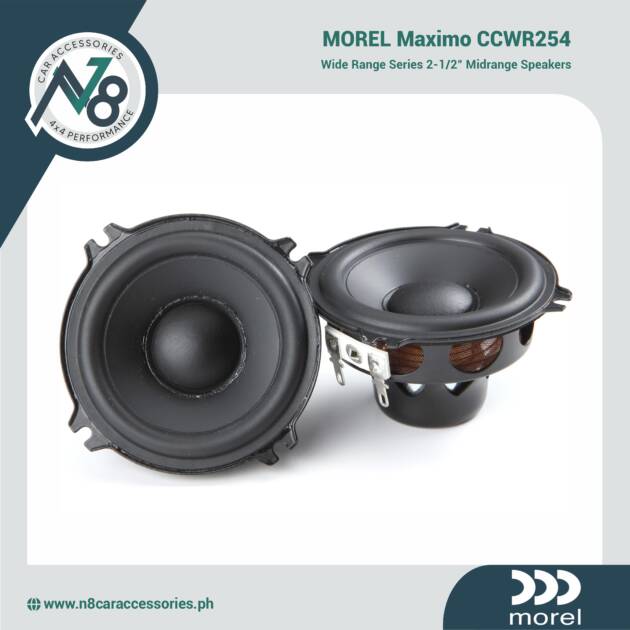 Morel CCWR254 Wide Range Series 2.5" Midrange Speakers Genuine