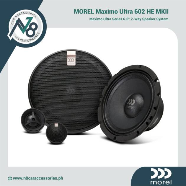 Morel Maximo Ultra HE 602 2-Way Component Speaker System 6.5" Genuine