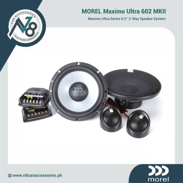 Morel Maximo Ultra 602 2-way Component Speaker System 6.5" Genuine