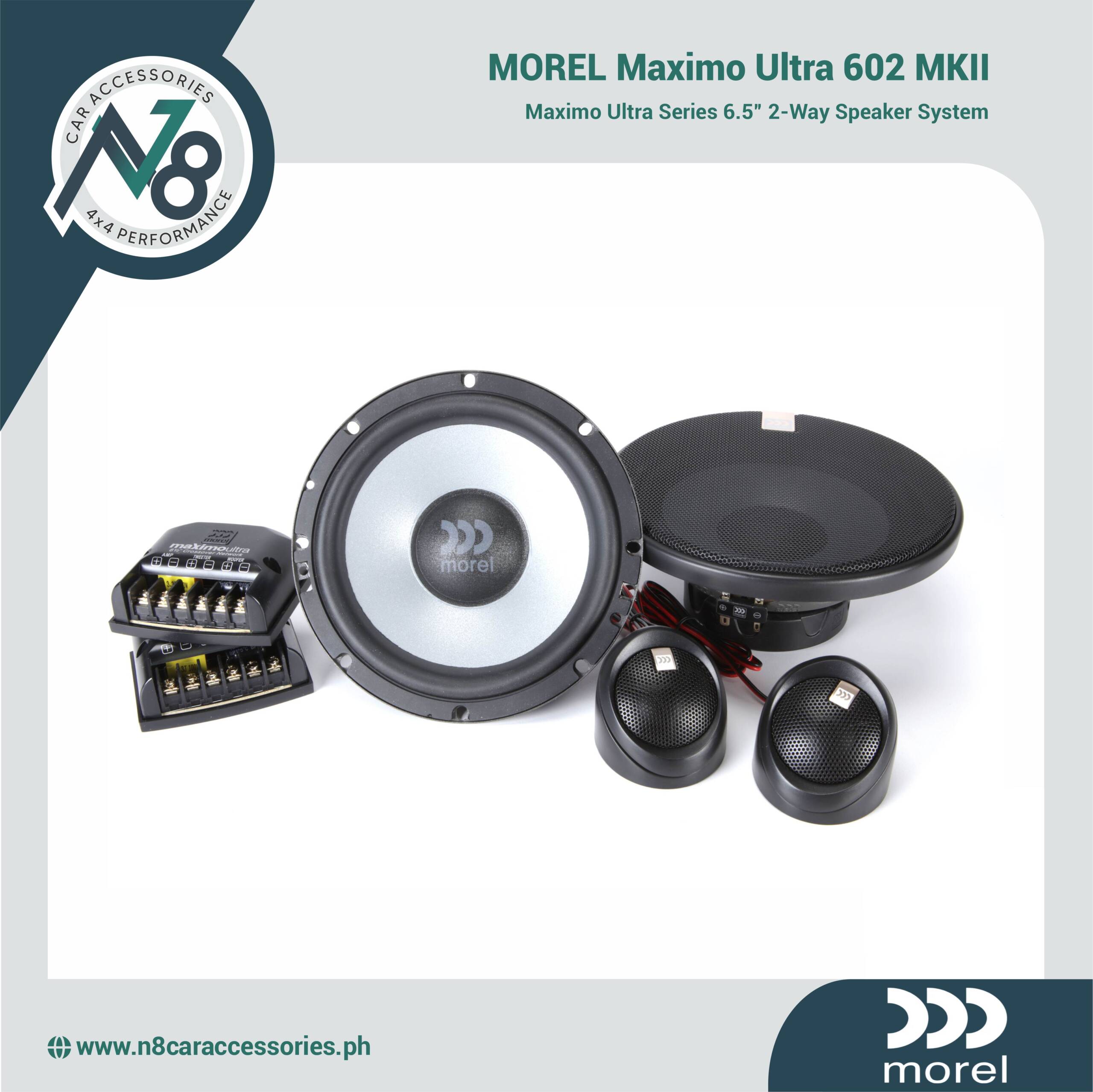 Morel Maximo Ultra 602 2-way Component Speaker System 6.5" Genuine