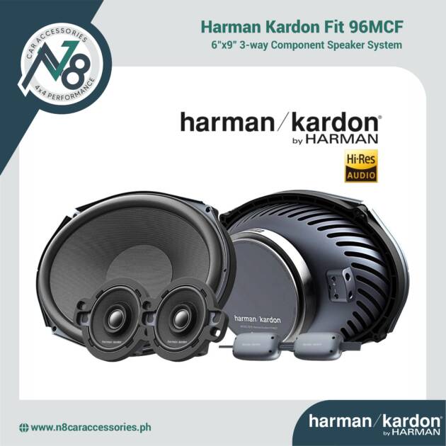 HARMAN KARDON FIT 96MCF 3-Way Component Speaker Genuine