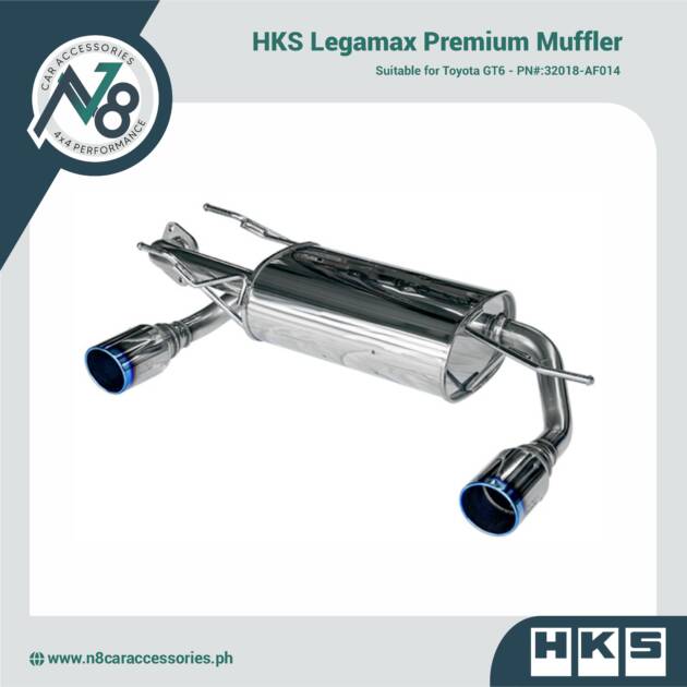 HKS Legamax Premium Muffler for TOYOTA GT6 - PN#:32018-AF014 Genuine