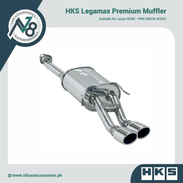 HKS Legamax Premium Muffler for LEXUS IS250 - PN#:32018-AT023 Genuine