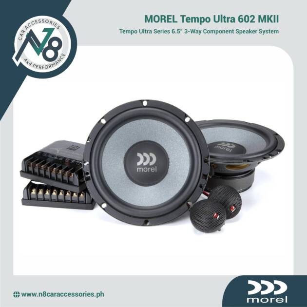 Morel Tempo Ultra 602 MKII Tempo Ultra Series 6.5" Component Speaker System Genuine