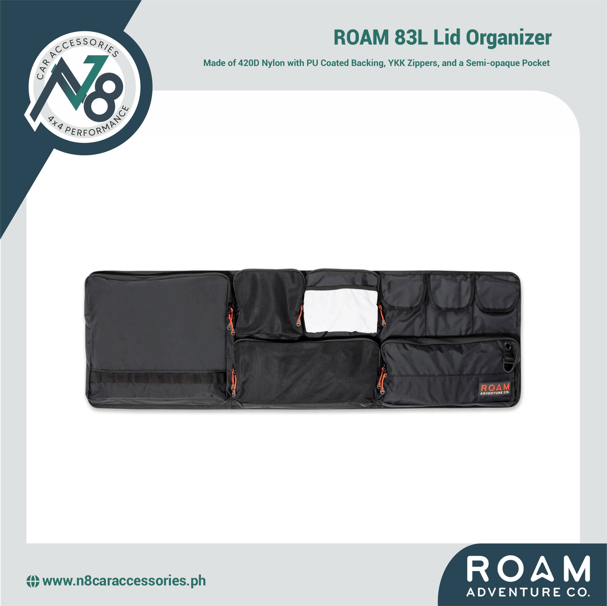 ROAM 83L Lid Organizer Genuine
