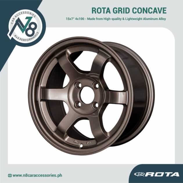 ROTA Concave 15x7 4x100 SPEED BRONZE Wheels Genuine
