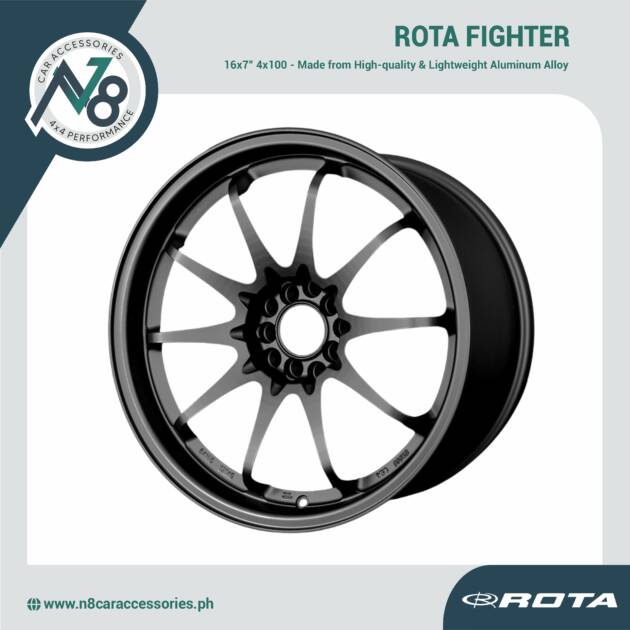 ROTA Fighter 16x7 4x100 Wheels Genuine