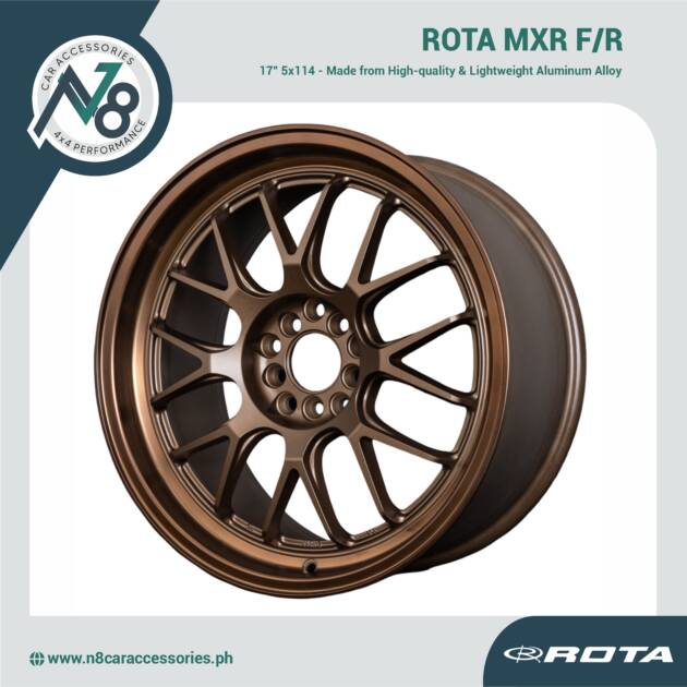 ROTA MXR F/R 17" 5x114 SPEED BRONZE Wheels Genuine