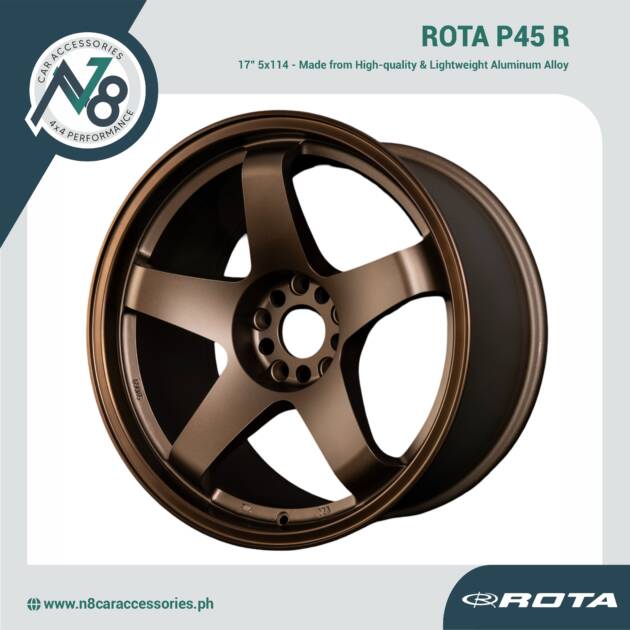 ROTA P45 R 17" 5x114 SPEED BRONZE Wheels Genuine