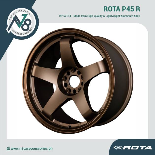 ROTA P45 R 19x10" 5x114 SPEED BRONZE Wheels Genuine