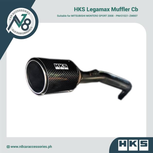 HKS Legamax Muffler Cb for MITSUBISHI MONTERO SPORT 2008 - PN#31021-ZM007 Genuine